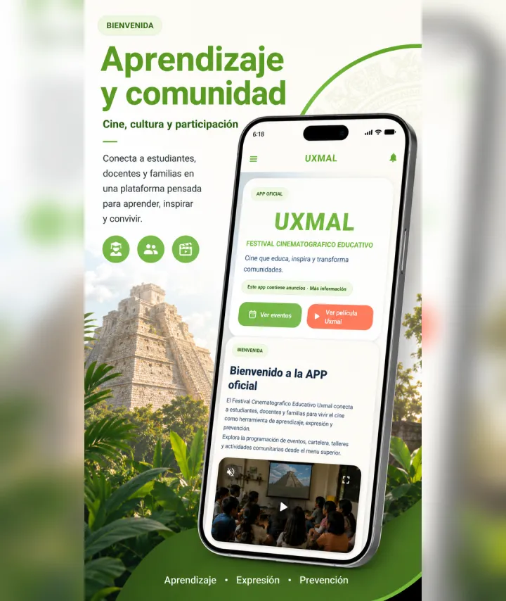 Aprendizaje y comunidad en la aplicación Festival Uxmal